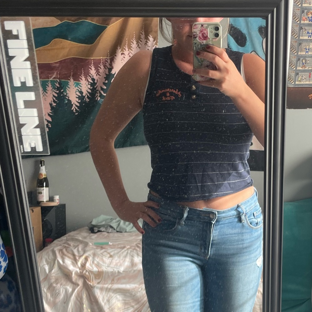 Cropped Tank Top - Abercrombie